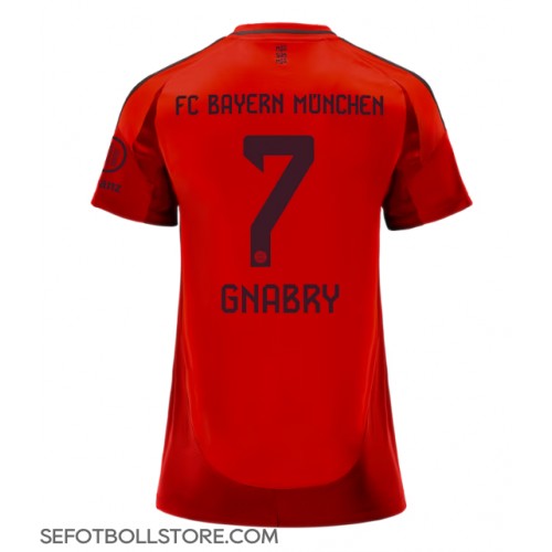 Bayern Munich Serge Gnabry #7 Replika Hemmatröja Dam 2024-25 Kortärmad